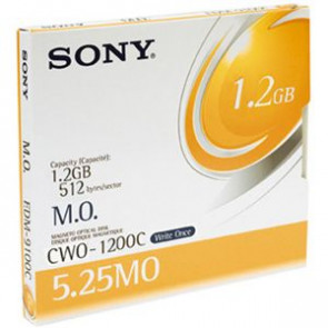 EDM1200CWW - Sony 5.25 Magneto Optical Media - Rewritable - 1.2GB - 2x