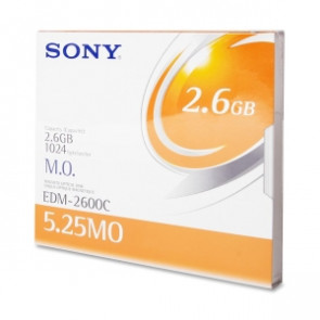 EDM2600B - Sony 5.25 Magneto Optical Media - Rewritable - 2.6GB - 5.25 - 4x