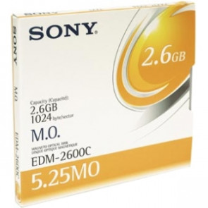 EDM2600C - Sony 5.25 Magneto Optical Media - Rewritable - 2.6GB - 4x