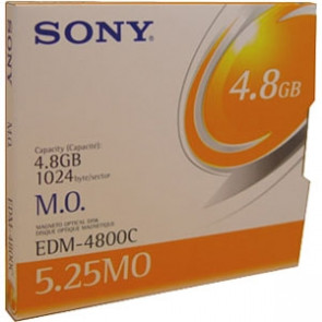EDM4800B - Sony 5.25 Magneto Optical Media - Rewritable - 4.8GB - 8x