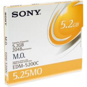 EDM5200C - Sony 5.25 Magneto Optical Media - Rewritable - 5.2GB - 8x