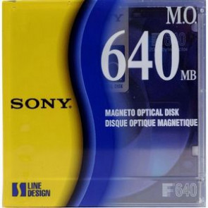EDM640C - Sony 3.5 Magneto Optical Media - Rewritable - 640MB - 5x