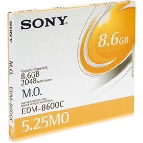 EDM8600CWW - Sony 5.25 Magneto Optical Media - Rewritable - 8.6GB - 8x