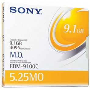 EDM9100CWW - Sony 5.25 Magneto Optical Media - Rewritable - 9.1GB - 8x