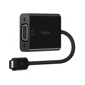 F2CU037BTBLK - Belkin USB / VGA Video Adapter Type C USB HD-15 VGA Black