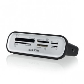 F4U003 - Belkin Universal Media Reader and Writer - Microdrive Memory Stick Micro (M2) CompactFlash (CF) Card Secure Digital (SD) Card SmartMedia