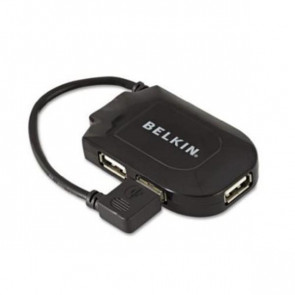 F5U045P - Belkin 4-port USB 1.1 Pocket Hub 4 x USB 1.1 USB Downstream External (Refurbished)