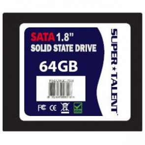 FSD64GC18M - Super Talent DuraDrive AT FSD64GC18M 64 GB Internal Solid State Drive - 1.8 - SATA