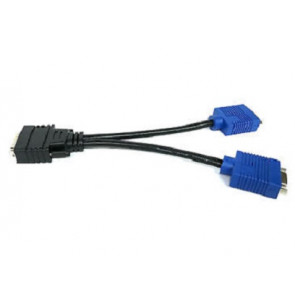 G9438 - Dell 9-inch DMS-59 to Dual VGA Splitter Cable