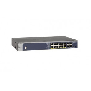 GSM5212P-100NES - Netgear 12-Port 10/100/1000 (PoE) Layer-2 Managed Stackable Gigabit Ethernet Switch with 4 Shared SFP Ports Rack-Mountable
