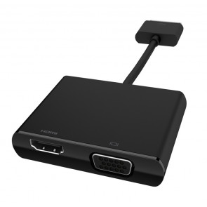 H3N45AA - HP ElitePad HDMI/VGA Adapter HDMI/VGA for Video Device Tablet Projector 1 x HDMI Female Digital Audio/Video 1 x HD-15 Female VGA