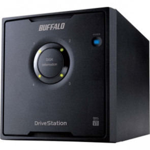 HD-QL16TU3R5 - Buffalo DriveStation Quad HD-QL16TU3R5 DAS Hard Drive Array - 4 x HDD Installed - 16 TB Installed HDD Capacity - RAID Supported - 4 x Total
