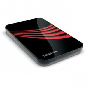 HDDR250E03C - Toshiba 250 GB 2.5 External Hard Drive - Black Red - Powered USB