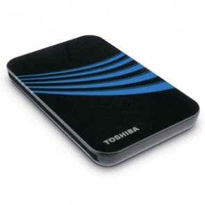 HDDR400E03X - Toshiba 400 GB 2.5 External Hard Drive - Black Blue - USB 2.0 - 8 MB Buffer