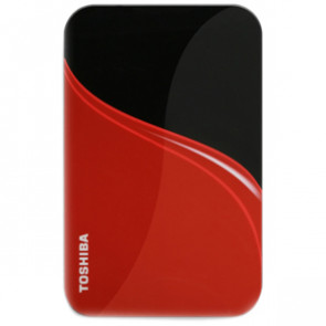 HDDR640E04XR - Toshiba 640 GB 2.5 External Hard Drive - Retail - Rocket Red - USB 2.0 - 5400 rpm - 8 MB Buffer