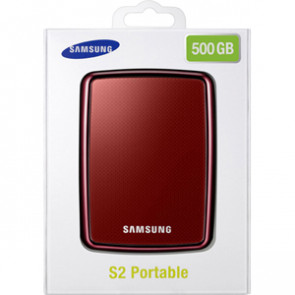 HXMU50DA/G42 - Samsung 500 GB 2.5 External Hard Drive - Wine Red - USB 2.0