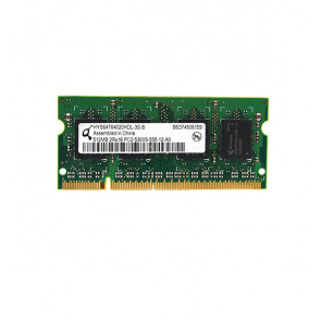 HYS64T64020HDL-3S-B - Qimonda 512MB DDR2-667MHz PC2-5300 non-ECC Unbuffered CL5 200-Pin SoDimm 1.8V Dual Rank Memory Module