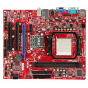K9N6PGM2-V2 - MSI AMD Phenom II NVIDIA nForce 630a & GeForce 7025 DDR2 SATA2 PCI-E x16 Socket Socket AM2+ micro-ATX Motherboard (Refurbished)
