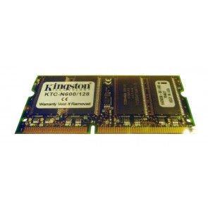KTC-N600/128 - Kingston Technology 128MB 133MHz PC133 non-ECC Unbuffered CL3 144-Pin SoDimm 3.3V Memory Module