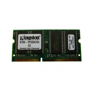 KTM-TP390X/64 - Kingston Technology 64MB 100MHz PC100 non-ECC Unbuffered CL2 144-Pin SoDimm 3.3V Memory Module