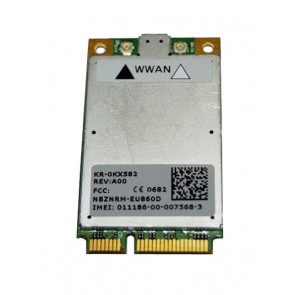 KX582 - Dell Wireless 5520 Mini-PCI Express 3G Broadband WWAN Card