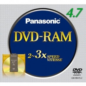 LM-HB47LU - Panasonic 3x DVD-RAM Media - 4.7GB - 1 Pack