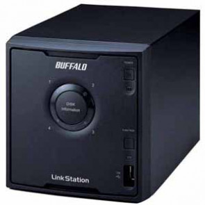 LS-Q2.0TL/R5 - Buffalo LinkStation Quad Hard Drive Array - 2TB - 4 x 500GB Serial ATA Hard Drive