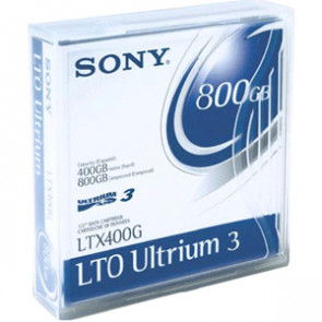 LTX400G/BC - Sony LTX400G/BC LTO Ultrium 3 Data Cartridge with Barcode Labeling - LTO Ultrium - LTO-3 - 400 GB (Native) / 800 GB (Compressed) - 1 Pack