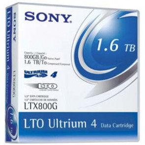 LTX800G-BC - Sony LTX800G LTO Ultrium 4 Barcoded Data Cartridge - LTO Ultrium LTO-4 - 800GB (Native) / 1.6TB (Compressed)