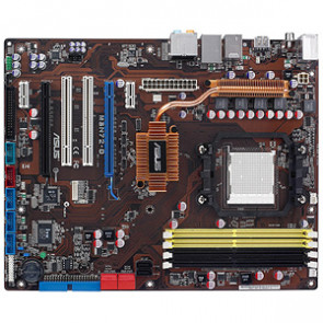 M3N72-D - ASUS NVIDIA nForce 750a SLI Chipset AMD Phenom FX/ Phenom/ Athlon/ Sempron Processors Support Socket AM2+/ AM2 Motherboard (Refurbished) Mfr