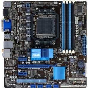 M5A88-M - ASUS AMD 880G/ SB850 Chipset FX/ Phenom II/Athlon II/Sempron 100 Series Processors Support Socket AM3+ micro-ATX Desktop Motherboard (Refurb