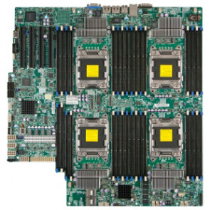 MBD-X9QR7-TF-B - SuperMicro Intel C602 Chipset 4 X Processors Support 2 X Pcie X16 Slot Socket R LGA-2011 Server Motherboard (Refurbished)