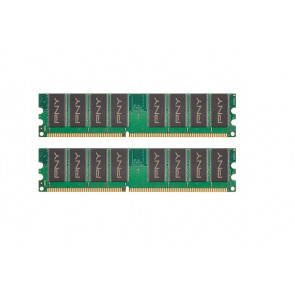 MD2048KD1-400 - PNY Technologies 2GB Kit (2 X 1GB) DDR-400MHz PC3200 non-ECC Unbuffered CL3 184-Pin DIMM 2.5V Dual Rank Memory