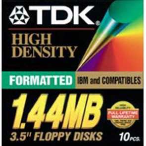 MF-2HDIF - TDK 1.44MB Floppy Disk - 1.44 MB