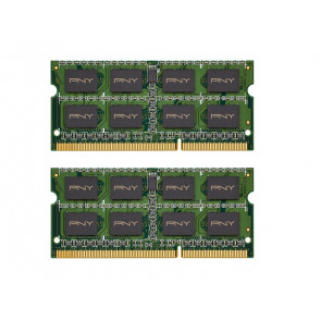 MN4096KD3-1066 PNY 4GB Kit (2 X 2GB) PC2-8500 DDR2-1066MHz non-ECC Unbuffered CL7 200-Pin SoDimm 1.5V Dual Rank Memory