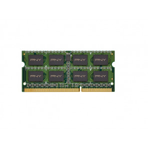 MN4096SD3-1333 PNY 4GB PC3-10600 DDR3-1333MHz non-ECC Unbuffered CL9 204-Pin SoDimm 1.5V Single Rank Memory Module