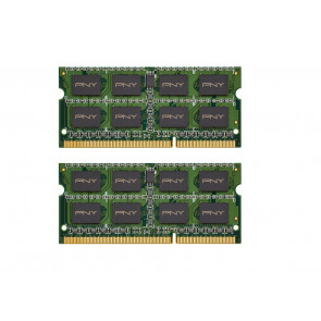 MN8192KD3-1333-AP PNY 8GB Kit (2 X 4GB) PC3-10600 DDR3-1333MHz non-ECC Unbuffered CL9 204-Pin SoDimm 1.5V Dual Rank Memory