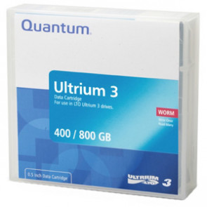 MR-L3WQN-BC - Quantum LTO Ultrium 3 WORM Prelabeled Tape Cartridge - LTO Ultrium LTO-3 - 400GB (Native) / 800GB (Compressed)