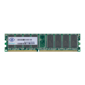 NT256D64S88ABG-6 - Nanya 256MB DDR-333MHz PC2700 non-ECC Unbuffered CL2 184-Pin DIMM 2.5V Memory Module