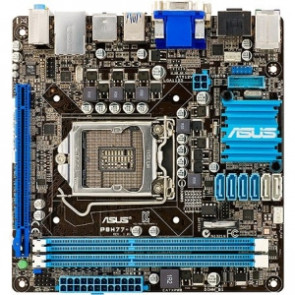P8H77-I - Asus H77 Motherboard Mini ITX LGA1155 with I/O shield (New pulls)