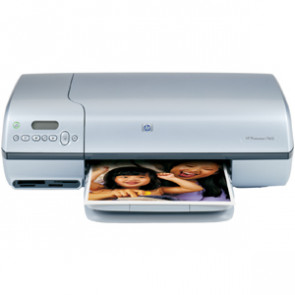 Q3409AR - HP PhotoSmart 7400 7450 InkJet Printer Color Photo Print Desktop 12 ppm Mono / 12 ppm Color Print 36 Second Photo 150 sheets Input Manual Duplex Print LCD USB