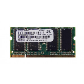 Q7721AX - HP 128MB DDR-266MHz PC2100 non-ECC Unbuffered CL2.5 200-Pin SoDimm 2.5V Memory Module