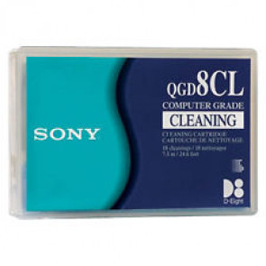 QGD8CL - Sony D8 8mm Cleaning Cartridge - 8mm Tape