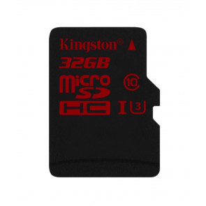 SDCA3/32GBSP - Kingston 32GB Class 3 microSDHC UHS-I Speed Flash Memory Card