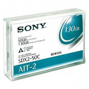 SDX250CN - Sony AIT-2 Tape Cartridge - AIT AIT-2 - 50GB (Native) / 130GB (Compressed)