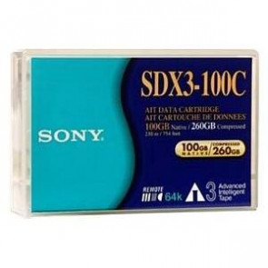 SDX3100CN - Sony AIT-3 Tape Cartridge - AIT AIT-3 - 100GB (Native) / 260GB (Compressed)