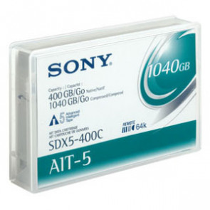SDX5400C-BC - Sony SDX5-400C AIT-5 Barcoded Data Cartridge - AIT AIT-5 - 400GB (Native) / 1.04TB (Compressed)