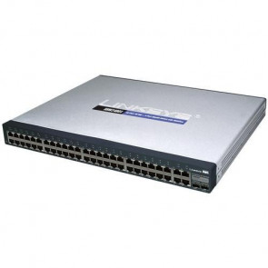SRW248G4PK9NAOB - Linksys Sf300 48p Srw248g4p K9 Na 48 Port 10 100 Poe Managed Switch With Gigabit Uplinks Open Box (Refurbished)