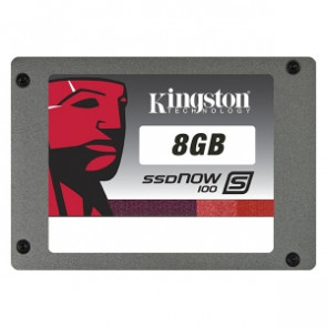 SS100S2/8G - Kingston SSDNow SS100S2/8G 8 GB Internal Solid State Drive - 1 Pack - 2.5 - SATA/300
