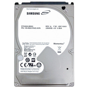 ST2000LM003 - Samsung SpinPoint M9T 2TB 5400RPM SATA 6GB/s 32MB Cache 9.5MM 2.5-inch MOBILE Hard Drive